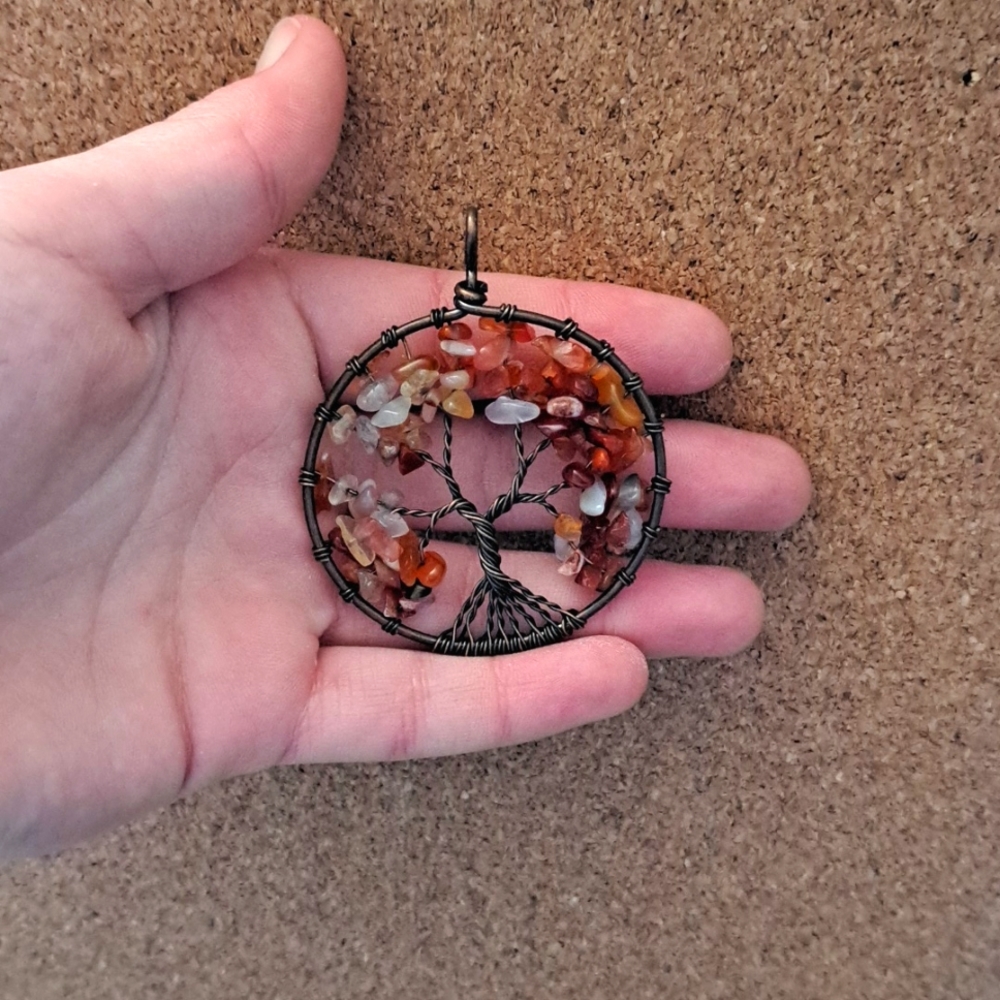 Amber Tree necklace